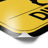 Impression Photo Attention aux dinosaures (Coin)