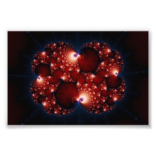 Impression Photo Attrait opposé - Art fractal (Devant)