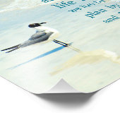 Impression Photo Au Beach Life est une citation différente (Coin)