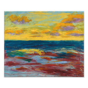Impression Photo Au large d'Alsen   Emil Nolde  