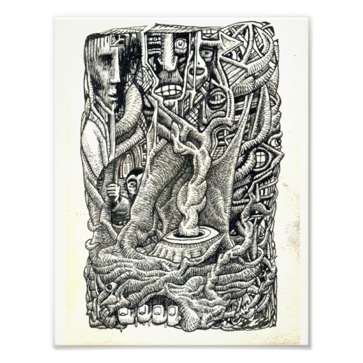 Impression Photo Au sous-sol (Devant)