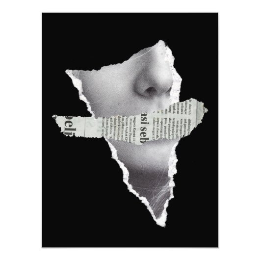 Impression Photo Aucune nouvelle ici.bw (Devant)