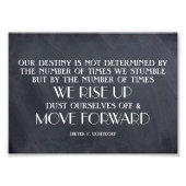 Impression Photo Augmenter et faire avancer le devis inspirationnel (Devant)