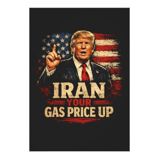 Impression Photo Augmentez Votre Prix du Gaz Iran (Devant)