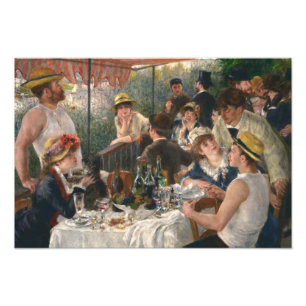 Impression Photo Auguste Renoir - Déjeuner de la fête nautique