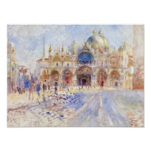 Impression Photo Auguste Renoir - La Piazza San Marco, Venise