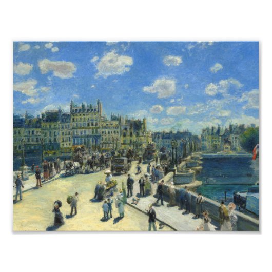 Impression Photo Auguste Renoir - Pont Neuf, Paris (Devant)