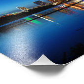 Impression Photo Austin Texas Downtown Night Skyline Ladybird Lake (Coin)