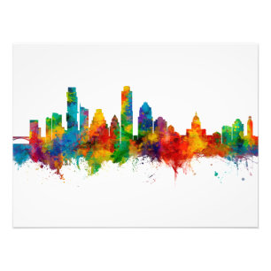 Impression Photo Austin Texas Skyline