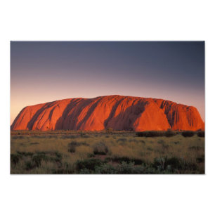 Impression Photo Australie, parc national d'Uluru. Uluru ou