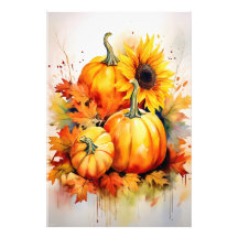 Automne Citrouille & Tournesol