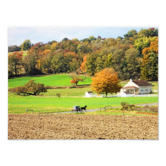 Impression Photo Automne dans le comté de Lancaster, PA (Devant)