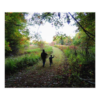 Impression Photo Avec Bâtons de marche