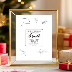 Impression Photo Avec nous, il n'est jamais au revoir seulement Adi