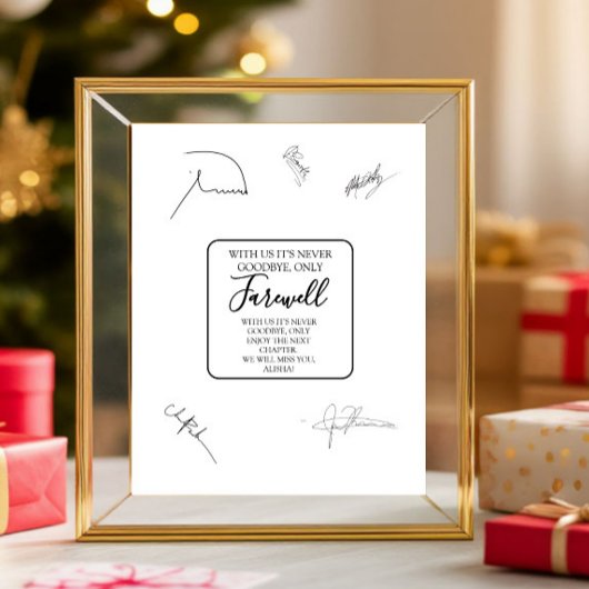 Impression Photo Avec nous, il n'est jamais au revoir seulement Adi