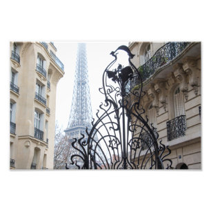 Impression Photo Avenue Rapp Art Nouveau Tour Eiffel Vue