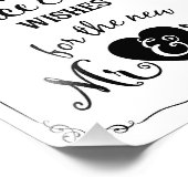 Impression Photo avis et voeux mariage (Coin)