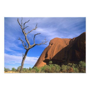 Impression Photo Ayers Rock Uluru dans l'Outback Australie