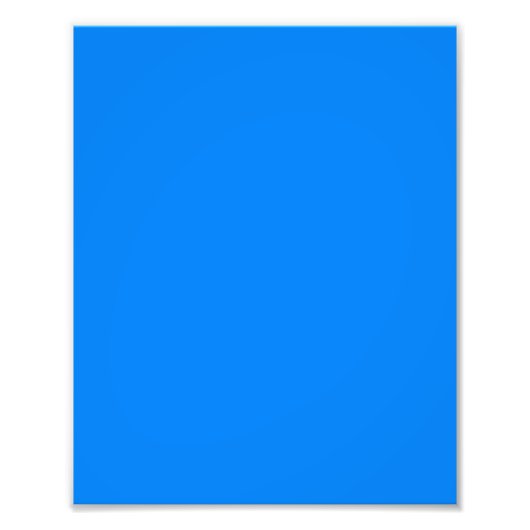 Impression Photo Azure (couleur solide) (Devant)