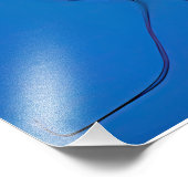 Impression Photo Azure Geometry Serenade Abstrait (Coin)