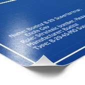 Impression Photo B-29 Superforteresse - Plan directeur de l'avion A (Coin)