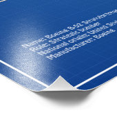 Impression Photo B-52 Stratoforteresse - Plan directeur de l'avion (Coin)