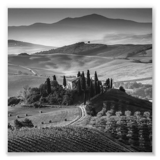 Impression Photo B&W Toscane (Devant)