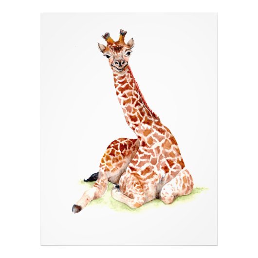 Impression Photo Baby Giraffe (Devant)