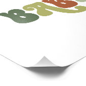 Impression Photo Baby shower de bois de Beary Cute (Coin)