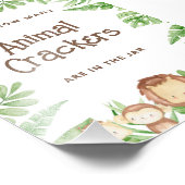 Impression Photo Baby shower de jeu Safari Guess - Panneau modifiab (Coin)