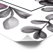 Impression Photo Baby shower d'Halloween, Affiche de bienvenue Éffr (Coin)