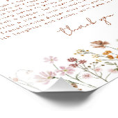 Impression Photo Baby shower fleur sauvage Late Night Diapers (Coin)