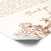 Impression Photo Baby shower fleur sauvage Late Night Diapers (Coin)