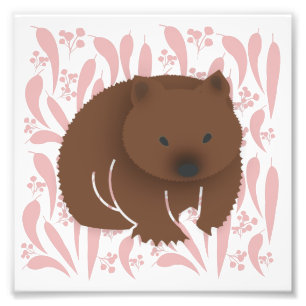 Impression Photo Baby Wombat