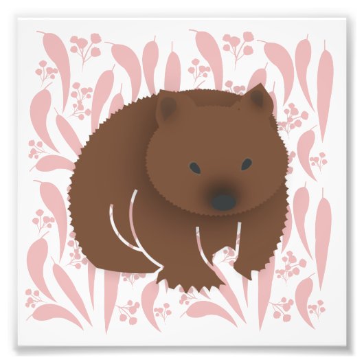 Impression Photo Baby Wombat (Devant)