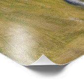 Impression Photo Badlands américains : Vieux West Cowboy avec cheva (Coin)