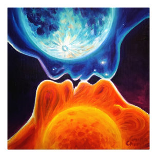 Impression Photo Baiser de soleil et de lune