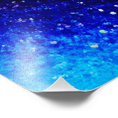 Impression Photo Baiser lesbien en bleu et violet (Coin)