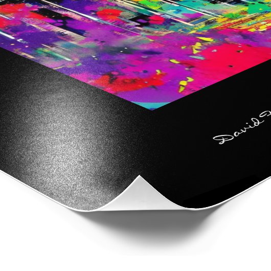 Impression Photo Balcon du quartier français de Bubba (Coin)