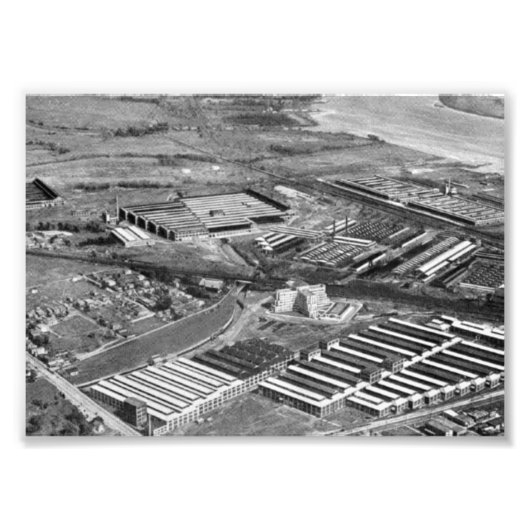 Impression Photo Baldwin Locomotive Works, Eddystone Pennsylvania (Devant)