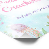 Impression Photo Baleine rose sous la mer Signal d'anniversaire (Coin)