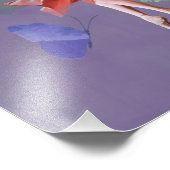 Impression Photo Ballerina et papillons (Coin)