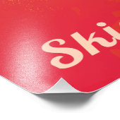 Impression Photo Ballon à air chaud extrême sur paysage volcanique (Coin)