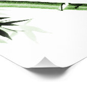 Impression Photo Bambou Chinese Art - un - vert (Coin)