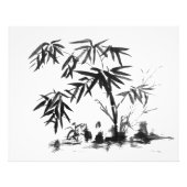 Impression Photo Bambou dans l'eau (Devant)