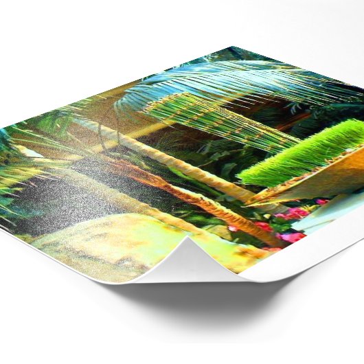 Impression Photo Bambu chinois (Coin)