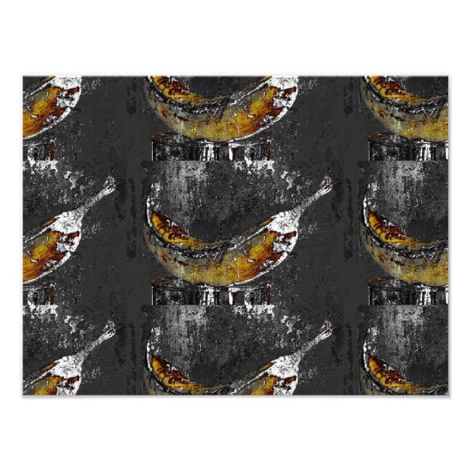 Impression Photo banane plantain plaine (Devant)