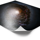 Impression Photo Bande de poussière autour du Noir Oeil Galaxy Noir (Coin)