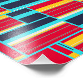 Impression Photo Bandes horizontales et verticales (Coin)