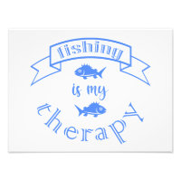 Bannière ruban La pêche est ma thérapie